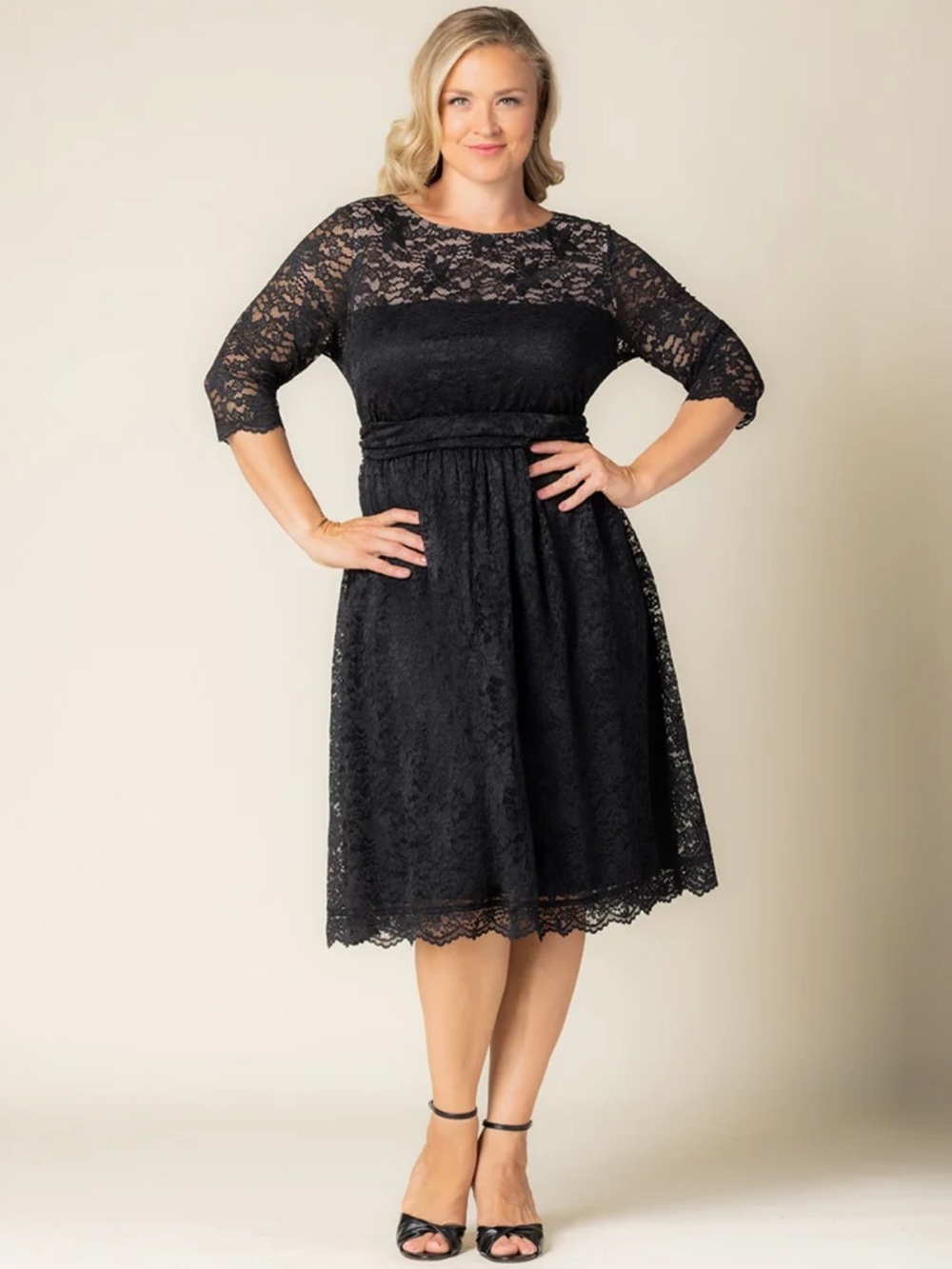 Kiyonna Luna Lace Dress